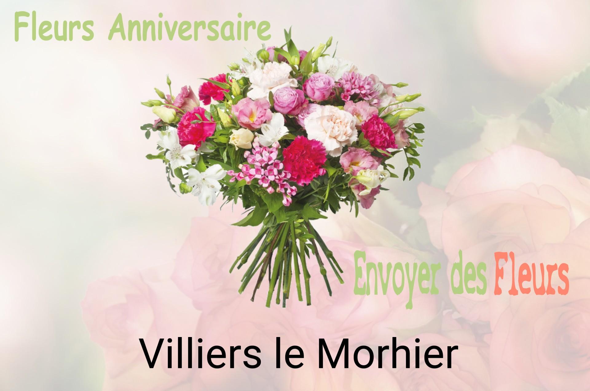 Bouquet de fleurs d’anniversaire livré à Villiers-le-Morhier