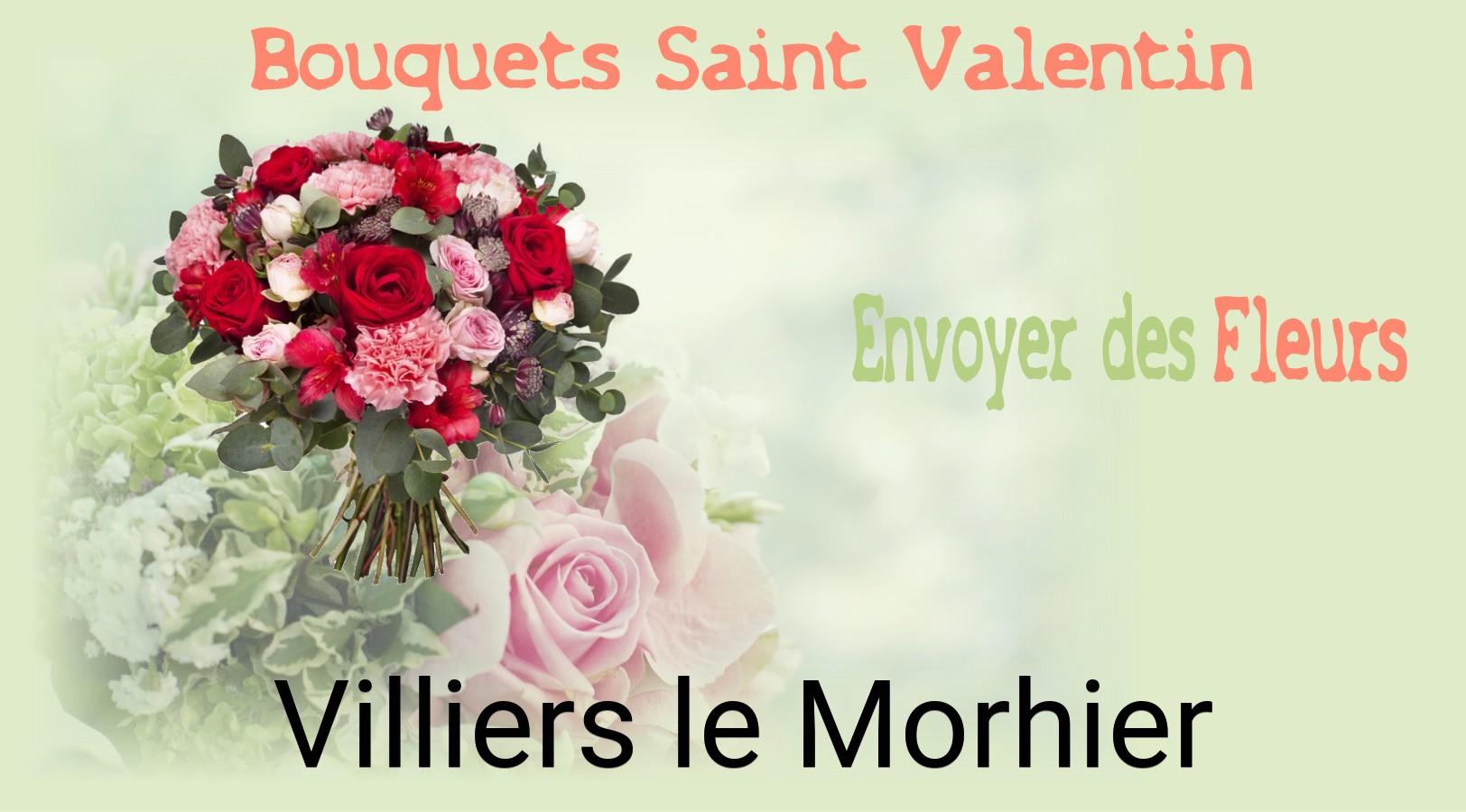 Roses de Saint-Valentin livrées à Villiers-le-Morhier